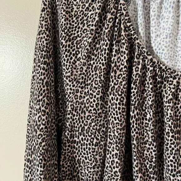 Michael by Michael Kors Women's XL Top in Animal Print - Picture 3 of 5